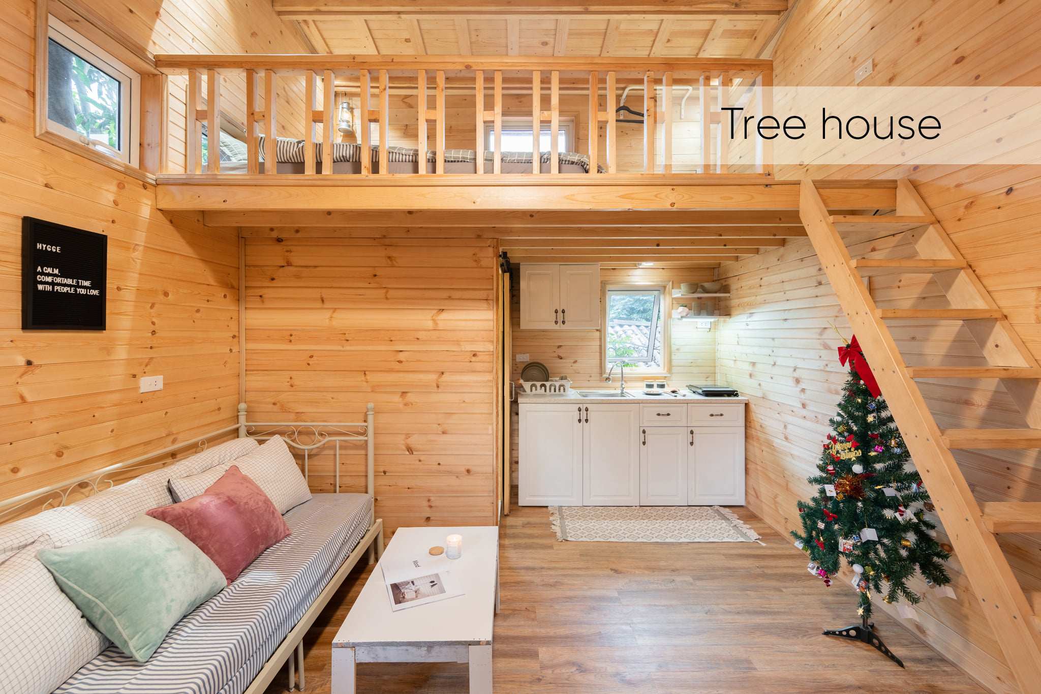 Không gian nhà Tree House- Hygge Homestay
